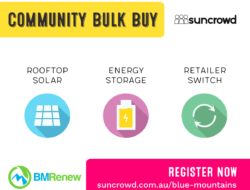 Suncrowd solar & battery bulk-buy in the Blue Mountains